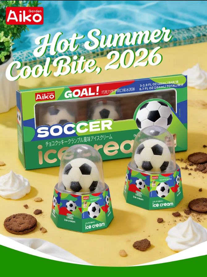 Soccer Ball ice cream
